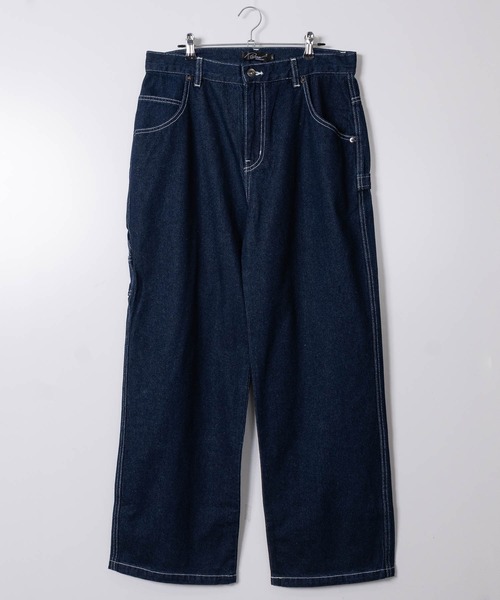 JOHN'S CLOSET(ジョンズクローゼット)の「【50】ルーズシルエットデニムペインターパンツ(デニムパンツ・メンズ・ワンウォッシュ/ブラック系/キナリ/ライトグレー/ネイビー/ベージュ/チャコールグレー/ブラック系その他/ブルー系その他3/サックスブルー/ライトブルー/オリーブ/ブラック・LARGE/MEDIUM/X-LARGE)」の12枚目の写真