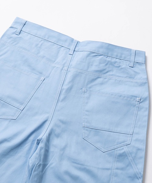 JOHN'S CLOSET(ジョンズクローゼット)の「【50】ルーズシルエットデニムペインターパンツ(デニムパンツ・メンズ・ワンウォッシュ/ブラック系/キナリ/ライトグレー/ネイビー/ベージュ/チャコールグレー/ブラック系その他/ブルー系その他3/サックスブルー/ライトブルー/オリーブ/ブラック・LARGE/MEDIUM/X-LARGE)」の15枚目の写真