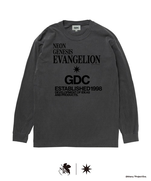 GDC(ジーディーシー)の「【GDC×EVANGELION】The Pilot Long Sleeve Tee(Tシャツ/カットソー・メンズ・チャコール・SMALL/MEDIUM/LARGE/X-LARGE)」の1枚目の写真