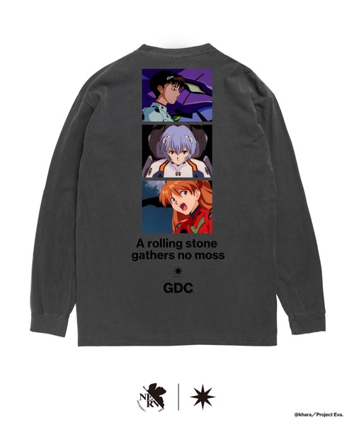 GDC(ジーディーシー)の「【GDC×EVANGELION】The Pilot Long Sleeve Tee(Tシャツ/カットソー・メンズ・チャコール・SMALL/MEDIUM/LARGE/X-LARGE)」の2枚目の写真