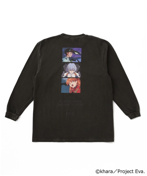 GDC(ジーディーシー)の「【GDC×EVANGELION】The Pilot Long Sleeve Tee(Tシャツ/カットソー・メンズ・チャコール・SMALL/MEDIUM/LARGE/X-LARGE)」の2枚目の写真