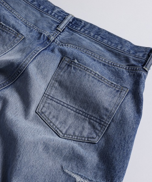 FDMTL(ファンダメンタル)の「FDMTL/ファンダメンタル/HAKAMA DENIM PANTS 10YR WASH(デニムパンツ・メンズ・インディゴブルー・32/30/28)」の11枚目の写真
