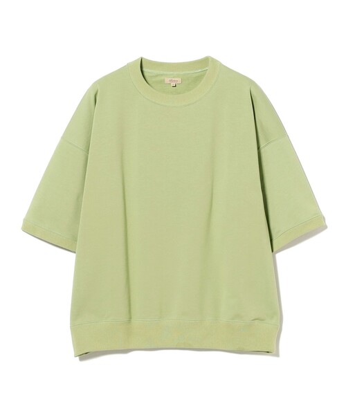 BEAMS BOY(ビームスボーイ)の「Sanca / HI GAUGE CREW SWEAT SHORT SLEEVE(スウェット・レディース・グリーン・0)」の2枚目の写真