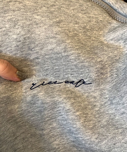 Dalfwin（ダールフィン）の「韓国ファッション ricake配色デザインラベル付き袖ジップトラックジャケット（その他アウター・レディース・グレー/ホワイト・FREE）」の4枚目の写真