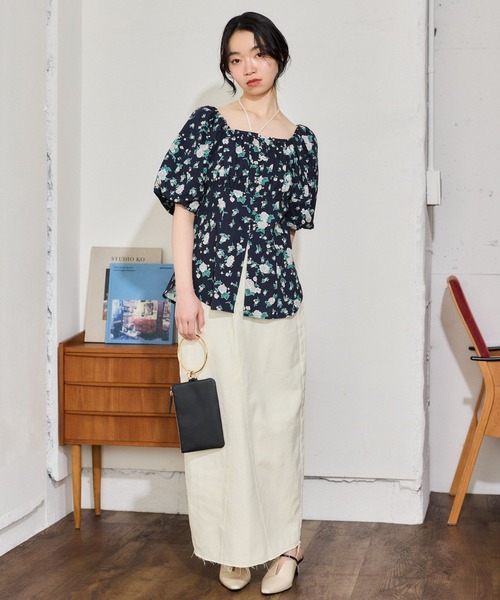 mysty woman（ミスティウーマン）の「ホルターネックカップINキャミ2 666269（キャミソール・レディース・ダークグリーン/アイボリー/ブラック・FREE）」の21枚目の写真