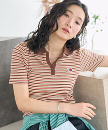 FRUIT OF THE LOOM × FREAK'S STORE/フルーツオブザルーム 別注 マルチボーダーポロTシャツ