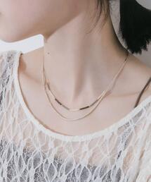 SMELLY | ミックスビーズレイヤードネックレス(ネックレス)