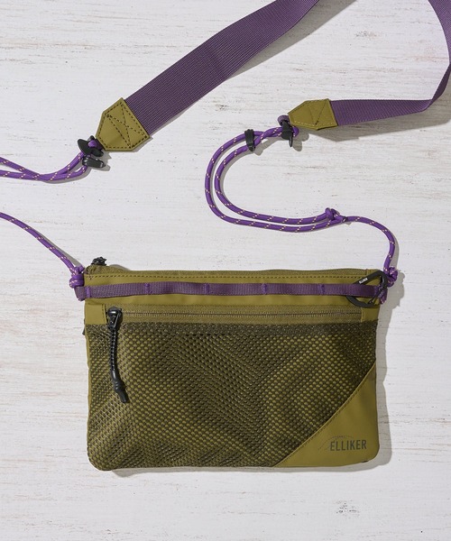 ELLIKER(エリカー)の「【ELLIKER / エリカー】Caley Sacoche Bag 1L / サコッシュバッグ(ショルダーバッグ・レディース・ブルー/ブラック/ベージュ/カーキ・FREE)」の2枚目の写真