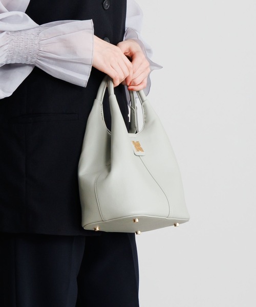 HIMIKO(ヒミコ)の「【HIMIKO】シグネチャーハンドバッグ/661181(ショルダーバッグ・レディース・アイボリー/ブラック/グリーン・FREE)」の18枚目の写真