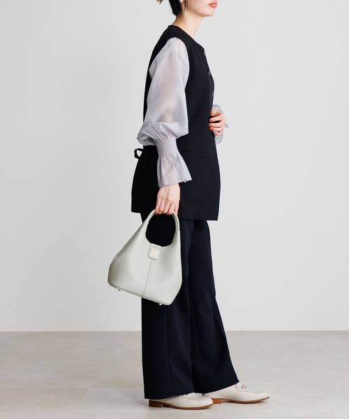 HIMIKO(ヒミコ)の「【HIMIKO】シグネチャーハンドバッグ/661181(ショルダーバッグ・レディース・アイボリー/ブラック/グリーン・FREE)」の20枚目の写真