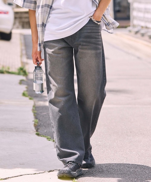 THE CRAFT CREW PRODUCTS(ザクラフトクループロダクツ)の「【UNNOTICEシリーズ】<サステナブル>10.5oz リサイクルコットン セミテーパード デニムパンツ / クイックドライ・ウォッシャブル【THE CRAFT CREW PRODUCTS】(デニムパンツ・メンズ・ダークインディゴブルー/ネイビー/インディゴブルー/ブラック/ダークブラック/グレー・S/M/L)」の4枚目の写真