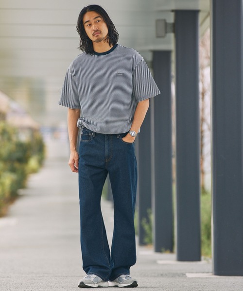 THE CRAFT CREW PRODUCTS(ザクラフトクループロダクツ)の「【UNNOTICEシリーズ】<サステナブル>10.5oz リサイクルコットン セミテーパード デニムパンツ / クイックドライ・ウォッシャブル【THE CRAFT CREW PRODUCTS】(デニムパンツ・メンズ・ダークインディゴブルー/ネイビー/インディゴブルー/ブラック/ダークブラック/グレー・S/M/L)」の14枚目の写真
