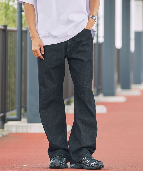 THE CRAFT CREW PRODUCTS(ザクラフトクループロダクツ)の「【UNNOTICEシリーズ】<サステナブル>10.5oz リサイクルコットン セミテーパード デニムパンツ / クイックドライ・ウォッシャブル【THE CRAFT CREW PRODUCTS】(デニムパンツ・メンズ・ダークインディゴブルー/ネイビー/インディゴブルー/ブラック/ダークブラック/グレー・S/M/L)」の22枚目の写真