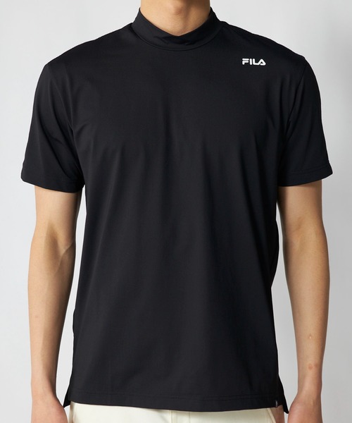 FILA GOLF(フィラゴルフ )の「半袖モックネックシャツ(Tシャツ/カットソー・メンズ・ブラック/オフホワイト/ネイビー・XX-LARGE/LARGE/X-LARGE/MEDIUM)」の19枚目の写真