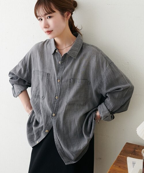 Enlude/ユニセックス — шарф‑покет double pocket overshirt