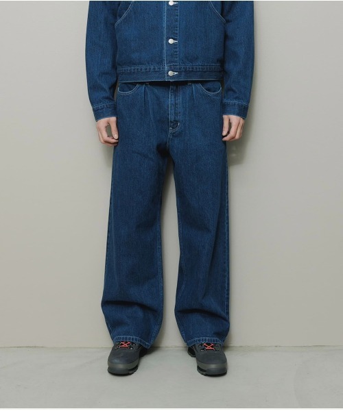 BAL（バル）の「【BAL】バル 12OZ STRAIGHT LEG 5P JEAN（デニムパンツ・メンズ・ブルー・SMALL/MEDIUM）」の2枚目の写真