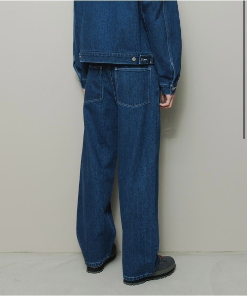 BAL（バル）の「【BAL】バル 12OZ STRAIGHT LEG 5P JEAN（デニムパンツ・メンズ・ブルー・SMALL/MEDIUM）」の3枚目の写真