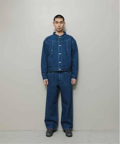 BAL（バル）の「【BAL】バル 12OZ STRAIGHT LEG 5P JEAN（デニムパンツ・メンズ・ブルー・SMALL/MEDIUM）」の4枚目の写真