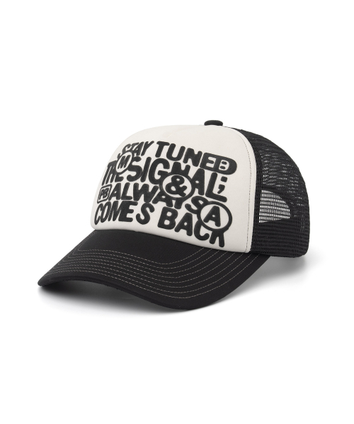 Millo Archive（ミロ アーカイブ）の「チューンシグナルトラッカーハット [ブラック]（キャップ・メンズ・その他・ONE SIZE）」の2枚目の写真