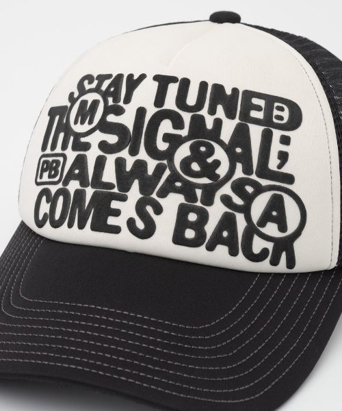 Millo Archive（ミロ アーカイブ）の「チューンシグナルトラッカーハット [ブラック]（キャップ・メンズ・その他・ONE SIZE）」の3枚目の写真