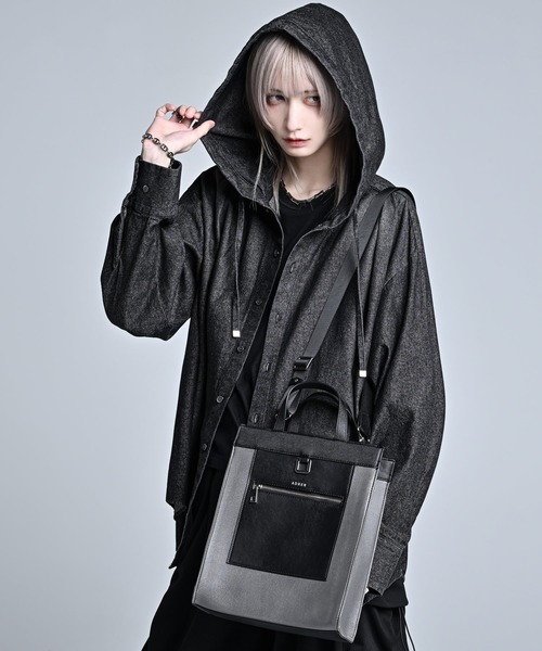 ADRER(アドラー)の「ADRER The tote bag Ver.2 / ADRER ザ トートバッグ Ver.2(トートバッグ・メンズ・ブラック/グレー・FREE)」の6枚目の写真