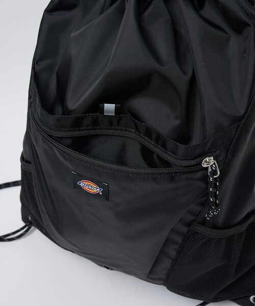 Dickies（ディッキーズ）の「【DICKIES/ディッキーズ】ATHLETIC KNAPSACK / アスレティック ナップサック / リュック / ユニセックス（バックパック/リュック・メンズ・ネイビー/ブラック/グレー/ベージュ・フリー）」の7枚目の写真