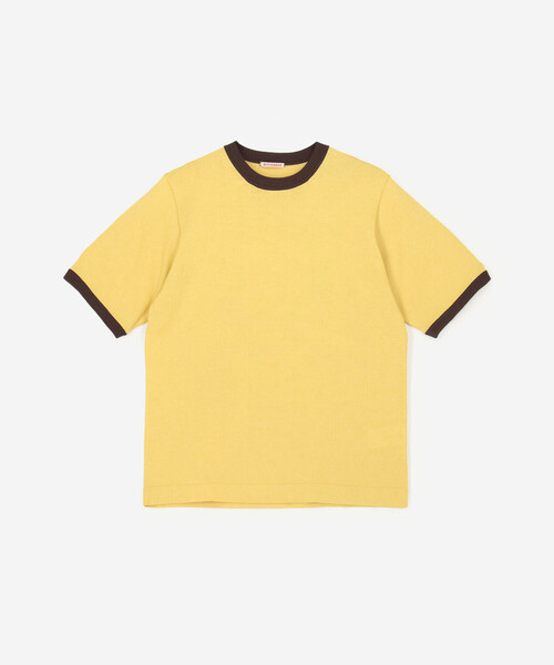 RYE TENDER(ライテンダー)の「RYE TENDER | 〈別注〉リンガーニットTシャツ WOMEN(ニット/セーター・レディース・ネイビー/イエロー/グレー/ブラック・0)」の13枚目の写真