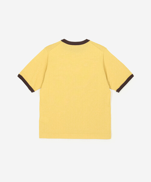 RYE TENDER(ライテンダー)の「RYE TENDER | 〈別注〉リンガーニットTシャツ WOMEN(ニット/セーター・レディース・ネイビー/イエロー/グレー/ブラック・0)」の12枚目の写真