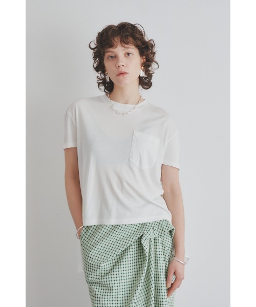 Muel Chic(ミュエルシック)の「Airy CS エアリーカットソー(Tシャツ/カットソー・レディース・ブラック/ライトブルー/ライトグリーン/ホワイト・FREE)」の10枚目の写真