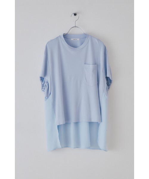 Muel Chic(ミュエルシック)の「Airy CS エアリーカットソー(Tシャツ/カットソー・レディース・ブラック/ライトブルー/ライトグリーン/ホワイト・FREE)」の8枚目の写真