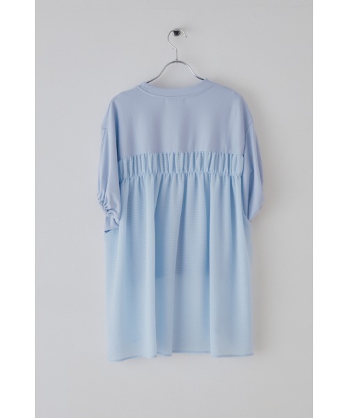 Muel Chic(ミュエルシック)の「Airy CS エアリーカットソー(Tシャツ/カットソー・レディース・ブラック/ライトブルー/ライトグリーン/ホワイト・FREE)」の9枚目の写真