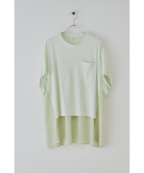 Muel Chic(ミュエルシック)の「Airy CS エアリーカットソー(Tシャツ/カットソー・レディース・ブラック/ライトブルー/ライトグリーン/ホワイト・FREE)」の7枚目の写真