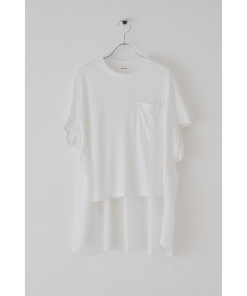 Muel Chic(ミュエルシック)の「Airy CS エアリーカットソー(Tシャツ/カットソー・レディース・ブラック/ライトブルー/ライトグリーン/ホワイト・FREE)」の5枚目の写真