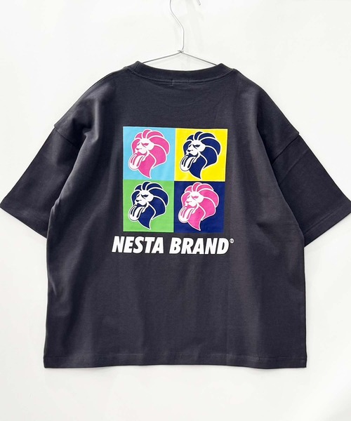NESTA(ネスタ)の「【NESTA BRAND/ネスタブランド】オーバーサイズ Tシャツ(Tシャツ/カットソー・キッズ・杢グレー/オフホワイト/チャコール/ネイビー/グレー系その他2/ブルー系その他/ベージュ/グレー系その他/ブラック系その他2/ブラック/ホワイト系その他3/ホワイト系その他/ブラック系その他3/ホワイト系その他2/ブラック系その他/ダークグリーン・120/110/150/160/140/130)」の11枚目の写真