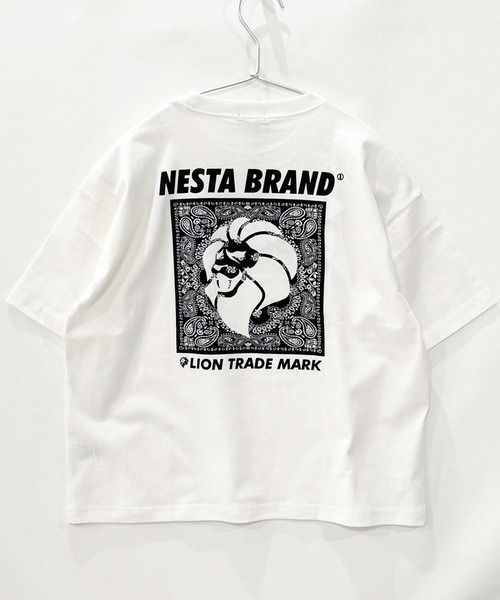 NESTA(ネスタ)の「【NESTA BRAND/ネスタブランド】オーバーサイズ Tシャツ(Tシャツ/カットソー・キッズ・杢グレー/オフホワイト/チャコール/ネイビー/グレー系その他2/ブルー系その他/ベージュ/グレー系その他/ブラック系その他2/ブラック/ホワイト系その他3/ホワイト系その他/ブラック系その他3/ホワイト系その他2/ブラック系その他/ダークグリーン・120/110/150/160/140/130)」の5枚目の写真
