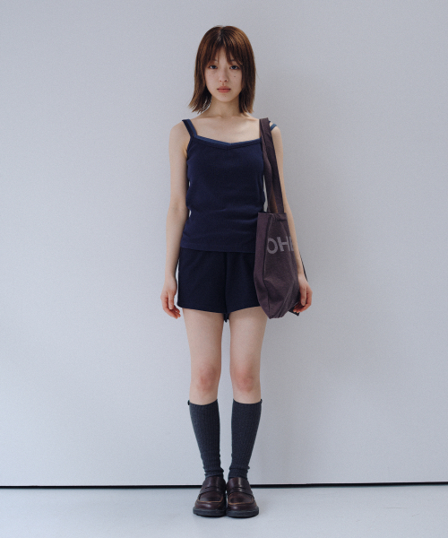 OHESHIO(オヘシオ)の「ESSENTIAL VINTAGE LOGO ECO BAG, PURPLE(エコバッグ/サブバッグ・レディース・その他・FREE)」の4枚目の写真