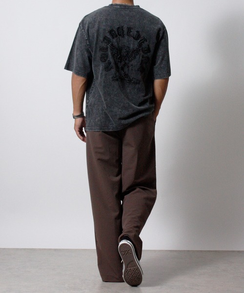 NYLAUS(ナイラス)の「【NYS】エンジェル刺繍 ヴィンテージ 半袖Tシャツ(Tシャツ/カットソー・メンズ・ピンク/チャコール/ホワイト・L/M)」の17枚目の写真