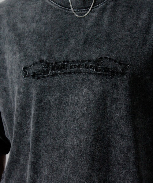 NYLAUS(ナイラス)の「【NYS】エンジェル刺繍 ヴィンテージ 半袖Tシャツ(Tシャツ/カットソー・メンズ・ピンク/チャコール/ホワイト・L/M)」の19枚目の写真