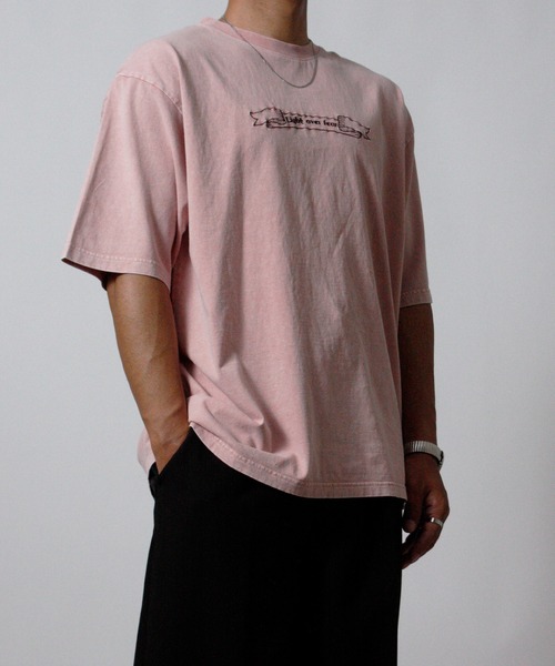 NYLAUS(ナイラス)の「【NYS】エンジェル刺繍 ヴィンテージ 半袖Tシャツ(Tシャツ/カットソー・メンズ・ピンク/チャコール/ホワイト・L/M)」の22枚目の写真