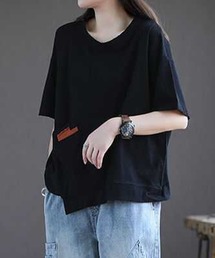 【ゆるっと着こなす】ポケットデザインルーズTシャツ