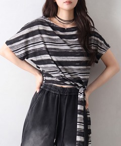 セール】Thick Stripe Knit Cardigan（カーディガン/ボレロ