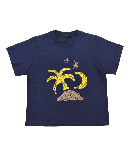 SSERPE(セルぺ)の「トロピカル半袖Tシャツネイビー(Tシャツ/カットソー・レディース・その他・1/2)」の3枚目の写真