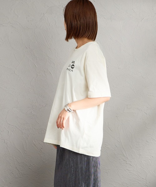 ALL RVCA 背面印花短袖T恤