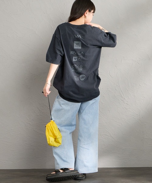 ALL RVCA 背面印花短袖T恤