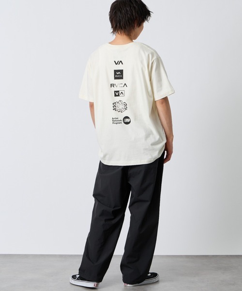 ALL RVCA 背面印花短袖T恤
