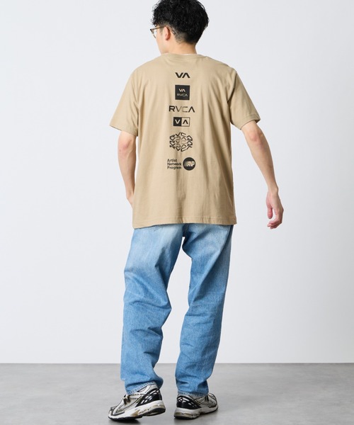 ALL RVCA 背面印花短袖T恤