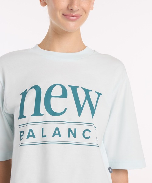 NEW BALANCE(ニューバランス)の「リイマジンドリラックスTシャツ(Tシャツ/カットソー・レディース・アクア・SMALL/MEDIUM/LARGE/X-LARGE)」の3枚目の写真