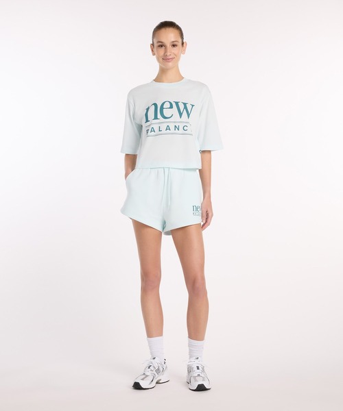 NEW BALANCE(ニューバランス)の「リイマジンドリラックスTシャツ(Tシャツ/カットソー・レディース・アクア・SMALL/MEDIUM/LARGE/X-LARGE)」の5枚目の写真