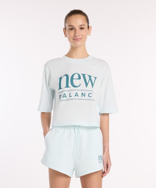NEW BALANCE(ニューバランス)の「リイマジンドリラックスTシャツ(Tシャツ/カットソー・レディース・アクア・SMALL/MEDIUM/LARGE/X-LARGE)」の7枚目の写真