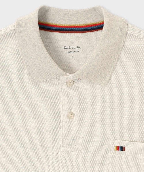 Paul Smith(ポールスミス)の「“TRAVELLER” ジャカードメッシュ ポロシャツ【853363 7384】(ポロシャツ・メンズ・グリーン/ネイビー/ブラック/オフホワイト・LARGE/MEDIUM)」の5枚目の写真
